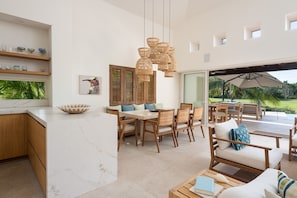 Dining area and patio