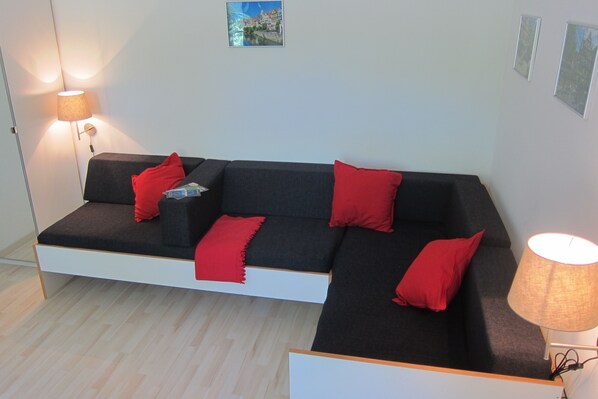 Nice rest and TV-couches