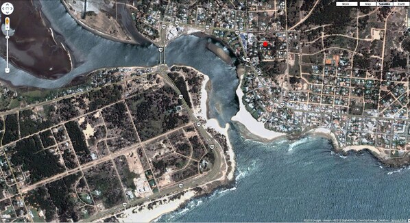 Look for the red dot. La Barra is best area in Punta Del Este