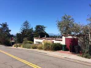 sunny corner lot and always plenty of parking