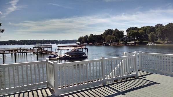 The lake looking up channel