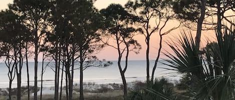 Beautiful sunset from your private balcony