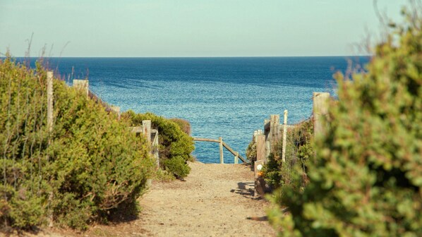 nearby beach