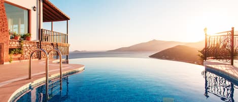 Welcome to Kalkan Dream Villa, where the sunsets put on a spectacular show.