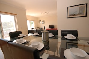 Looking towards Living Area from Dining Table