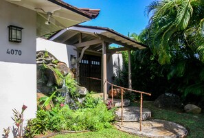 Enter the Oasis and step into the private garden courtyard