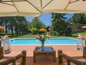 Piscine, Propriété, Loisir, Vacances, Recours, Immobilier, Centre De Loisirs, Arbre, Maison, Des Loisirs
