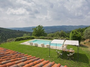 Eigentum, Bergstation, Natürliche Landschaft, Ländliches Gebiet, Haus, Gras, Himmel, Grundstueck, Grundeigentum, Schwimmbad