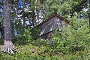 Cottage from beach