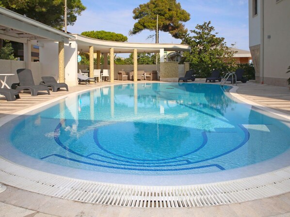 Water, Property, Sky, Swimming Pool, Azure, Body Of Water, Leisure, Building, Composite Material