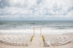 Wedding on the beach.
