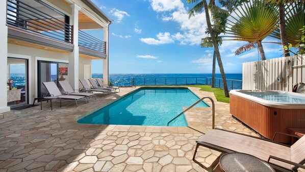 Villa Kailani at Poipu Beach - Oceanfront Pool - Parrish Kauai