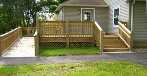 Accessible ramp and deck.