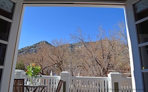 2nd floor view through the French doors