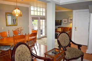 1st Floor dining room and living room