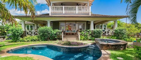 Kukuiula Makai Cottage #29 - Backyard Pool & Spa - Parrish Kauai