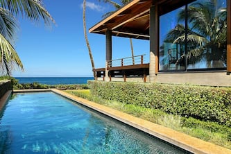 Hale Makai By Parrish Kauai- oceanfront with pool and AC, honeymoon haven at Hal