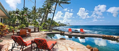 Kauai Kai at Kukuiula Bay - Oceanfront Backyard Swimming Pool - Parrish Kauai