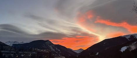 Amazing sunsets east to the Continental Divide.