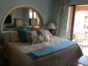 Master Bedroom with walk out to patio