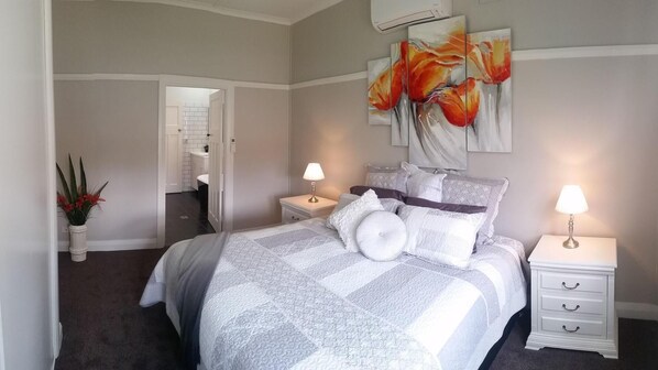 Master Bedroom - King Bed with ensuite access to bathroom