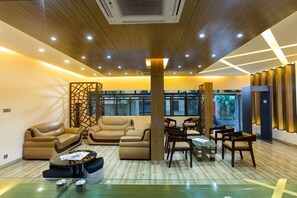 Sala de estar en el lobby