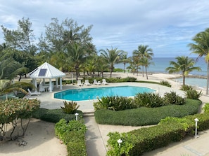 Pool Area from Balcony