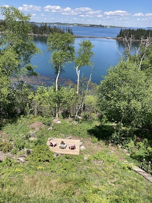 Our new observation desk! Sit back and relax with a gorgeous view of Eastport