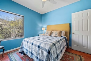 A very comfortable queen size bed for you in the second bedroom.