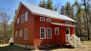 Front of farmhouse