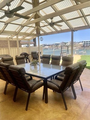 Pergola overlooking Marina 