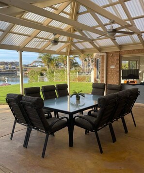 Pergola overlooking Marina 