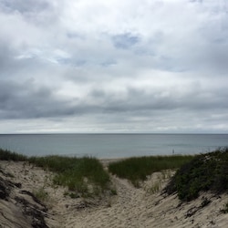 Ocean beach...2 miles away