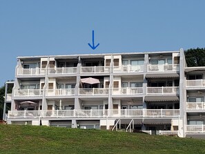 Top floor center unit.