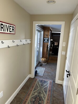 Entryway & Laundry area.