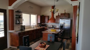 fully appointed kitchen