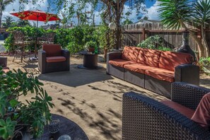 Perfect space to read a book or enjoy a beverage