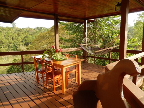 part of main deck  with 2nd hammock and view