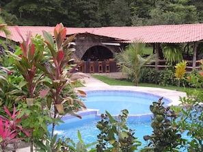 Pool and bar at Chachgua Rainforest Lodge