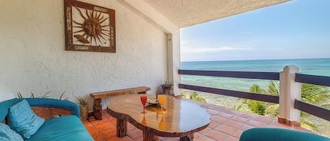 Balcony with Amazing Ocean Views