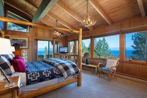Enjoy the spectacular views from our newly remodeled master bedroom!