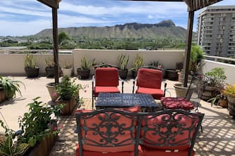 Huge, private lanai with panoramic view of Diamondhead