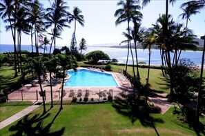 Pool looking towards ocean