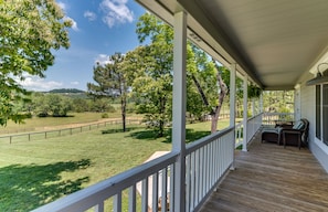 Back Porch. Perfect for taking in the scenery