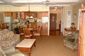 Living Room, Dining Area, Kitchen and Entry