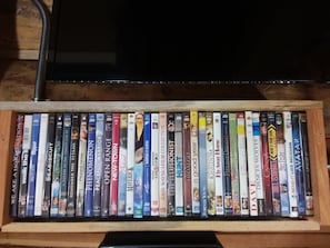 Lots of great movies to watch.  Or download one from the internet.