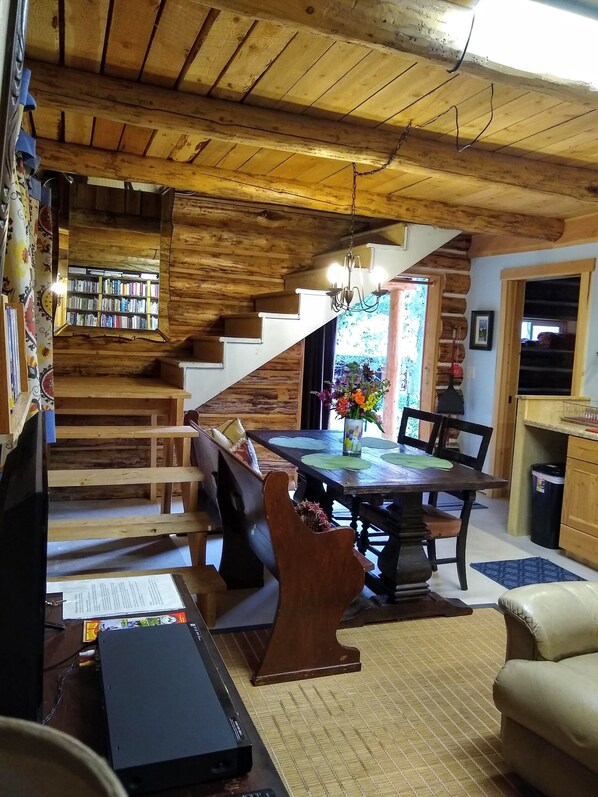 Cozy, inviting space. 