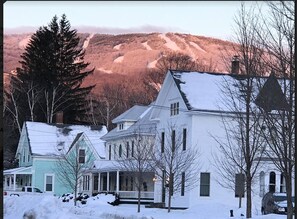 Beautiful view of the slopes right from the house!