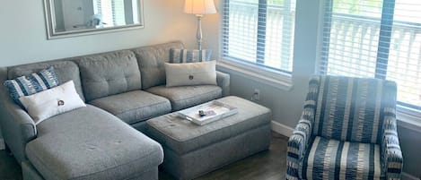 Living room picture from stairs.