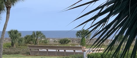 Gorgeous view of the ocean from balcony